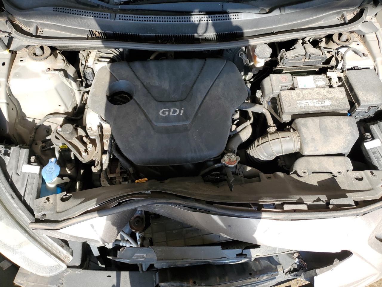 2014 Hyundai Accent VIN KMHCT4AE6EU640585 Copart auction photo, front end / minor dent/scratches damage thumbnail 11