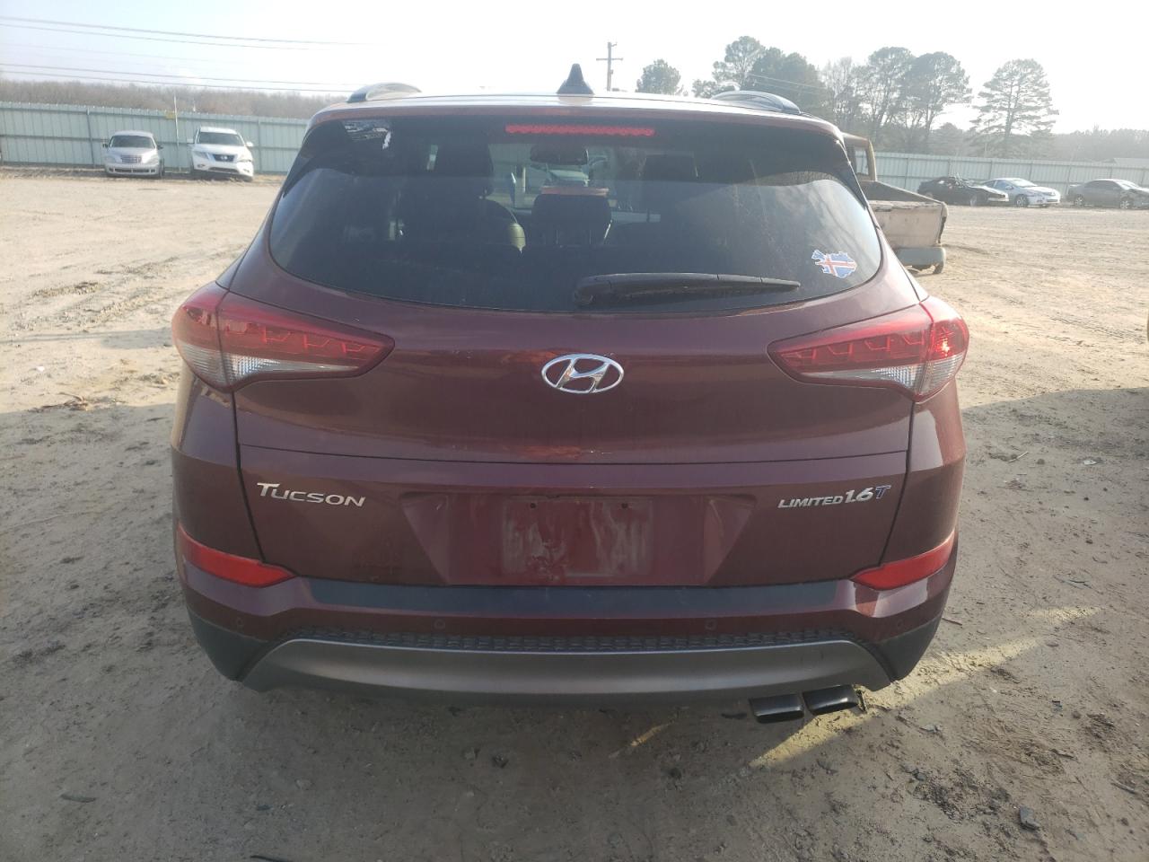 2016 Hyundai Tucson VIN KM8J33A29GU081656 Copart auction photo, front end / minor dent/scratches damage thumbnail 6
