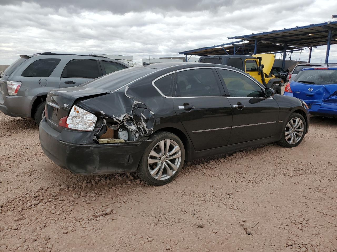 2010 Infiniti M VIN JN1CY0AP2AM911462 Copart auction photo, rear end damage thumbnail 3