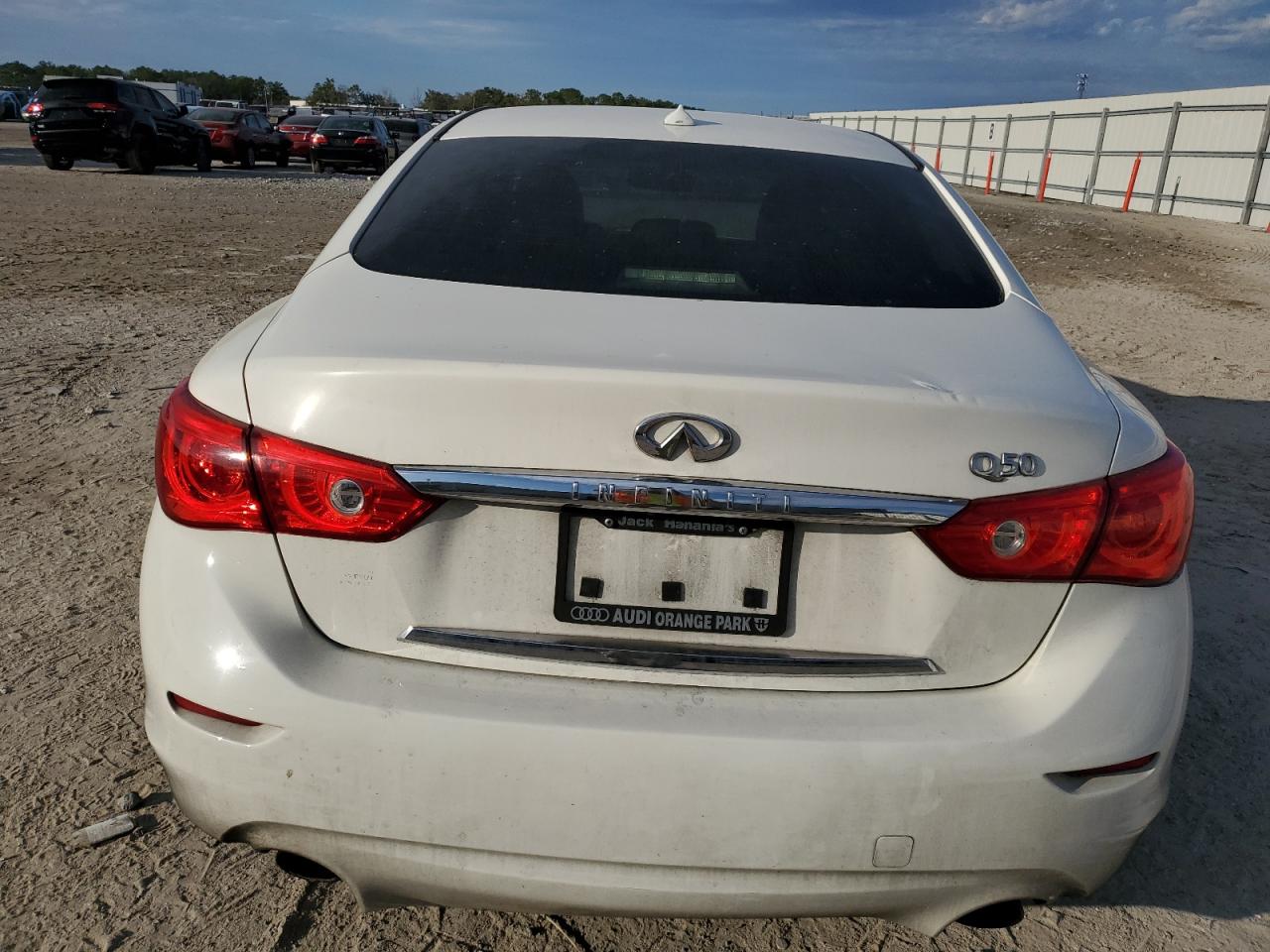 2017 Infiniti Q50 VIN JN1EV7AP5HM733938 Copart auction photo, side damage thumbnail 6