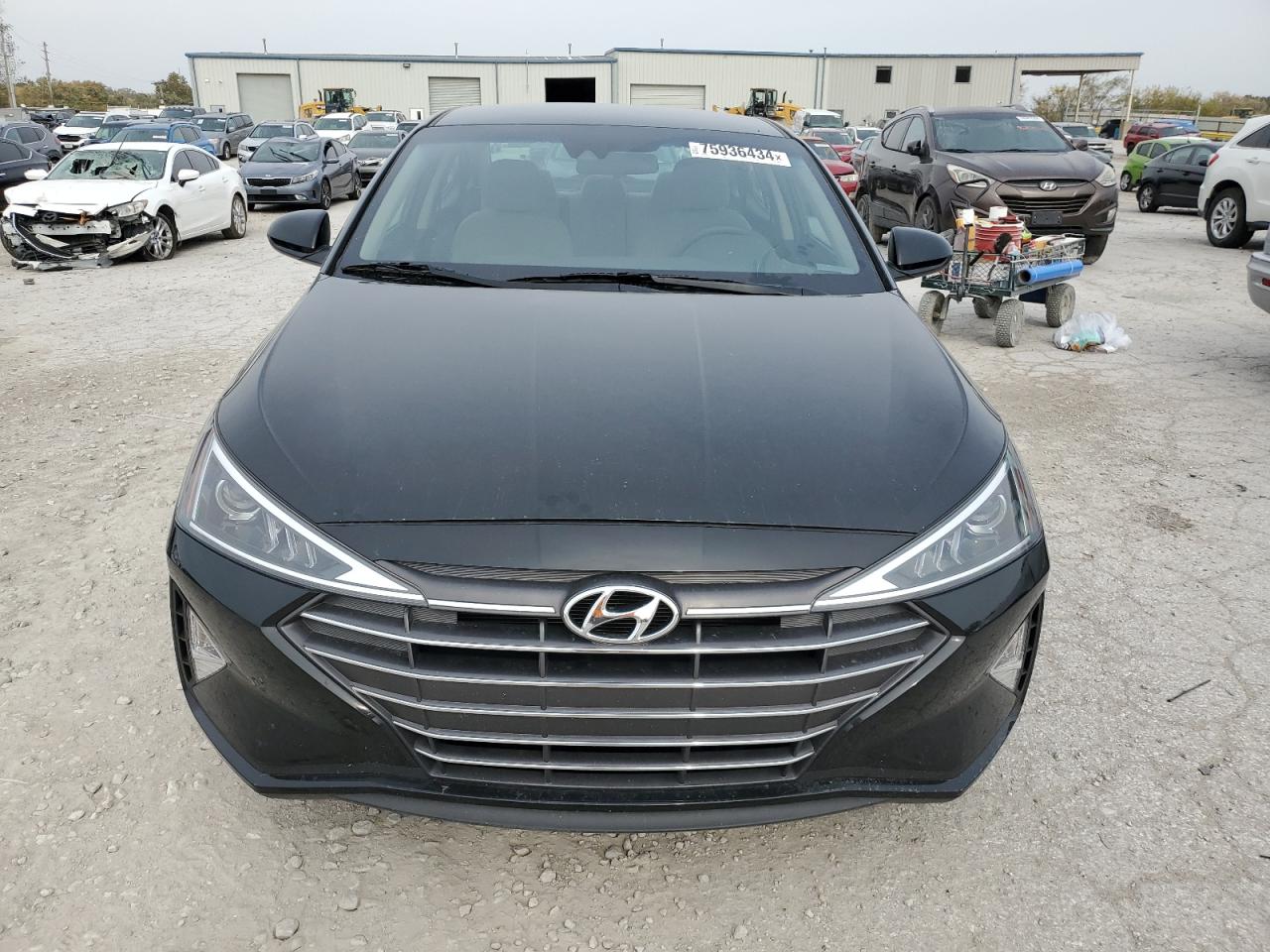 2019 Hyundai Elantra VIN 5NPD84LFXKH436264 Copart auction photo, rear end / minor dent/scratches damage thumbnail 5