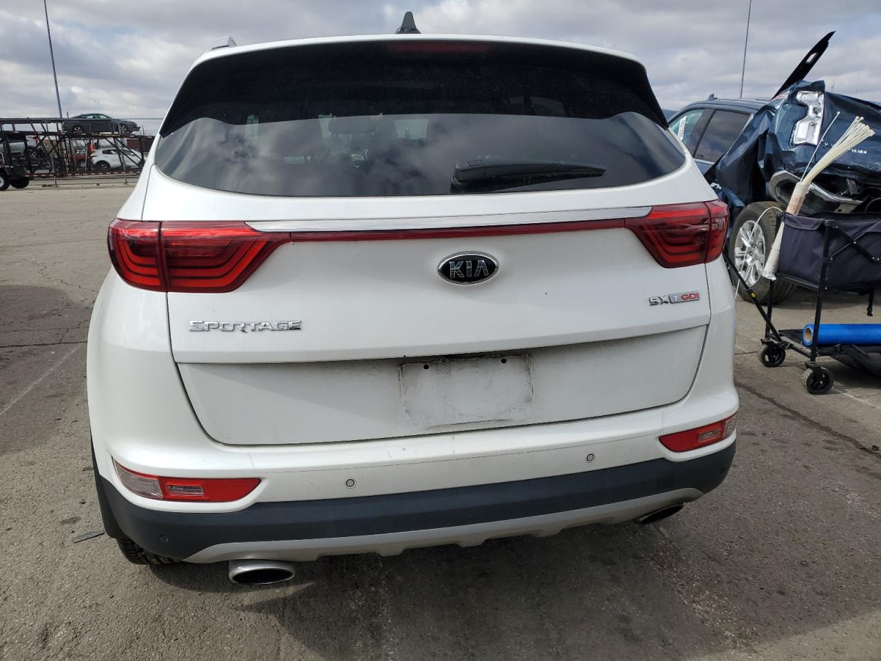 2017 KIA Sportage VIN KNDPRCA6XH7250020 Copart auction photo, front end / undercarriage damage thumbnail 6