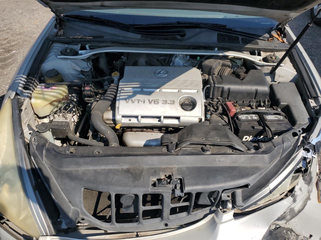 2005 Lexus ES VIN JTHBA30G155114201 Copart auction photo, front end / rear end damage thumbnail 11