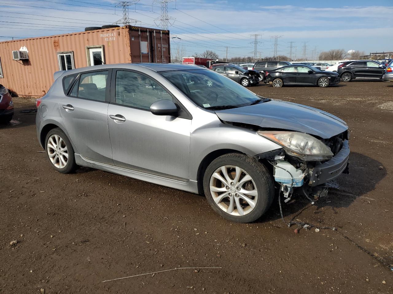 2010 Mazda 3 VIN JM1BL1H59A1261161 Copart auction photo, front end damage thumbnail 4