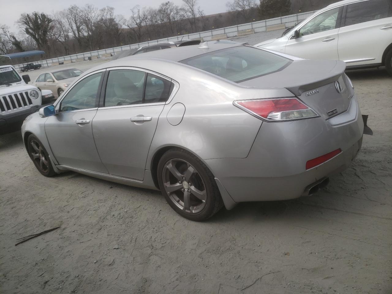 2010 Acura TL VIN 19UUA9F54AA007200 Copart auction photo, side / rear end damage thumbnail 2