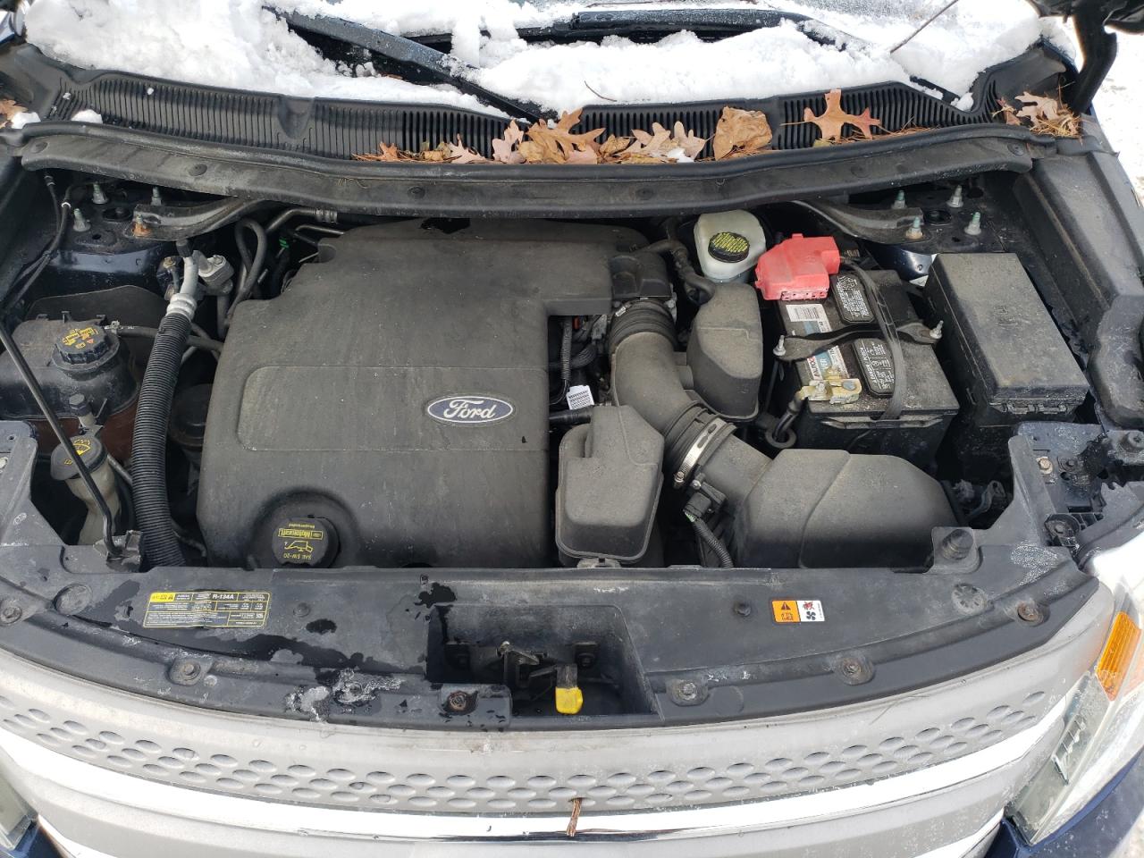 2012 Ford Explorer VIN 1FMHK7B86CGA18597 Copart auction photo, front end / top/roof damage thumbnail 11