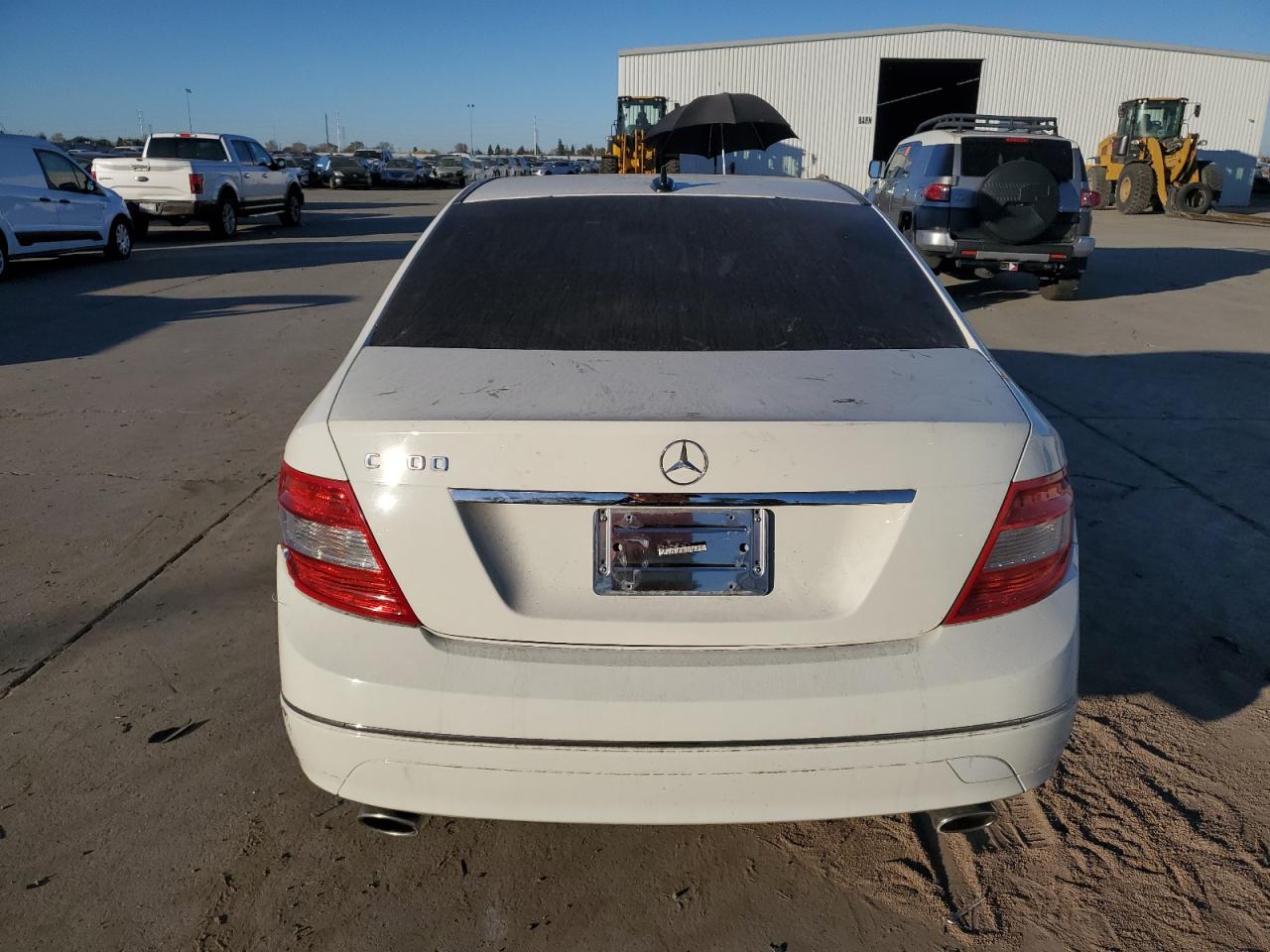2011 Mercedes-Benz C-klasse VIN WDDGF5EB6BR142717 Copart auction photo, side / rear end damage thumbnail 7