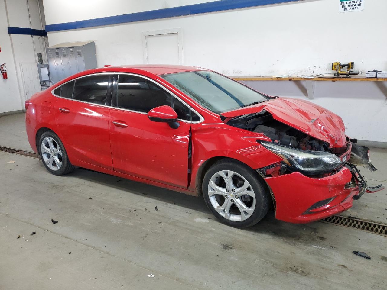 2016 Chevrolet Cruze VIN 1G1BG5SM5G7304601 Copart auction photo, front end / side damage thumbnail 4