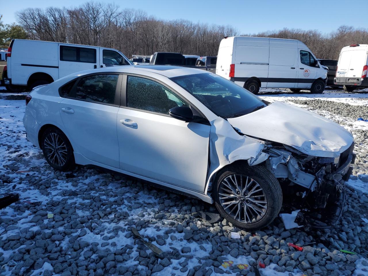 2023 KIA Forte VIN 3KPF54AD4PE524127 Copart auction photo, front end damage thumbnail 4