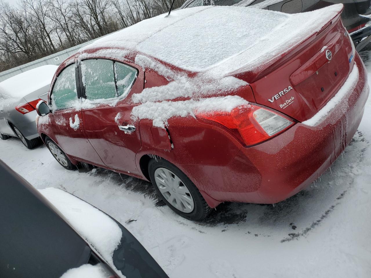 2013 Nissan Versa VIN 3N1CN7AP0DL865629 Copart auction photo, normal wear damage thumbnail 2
