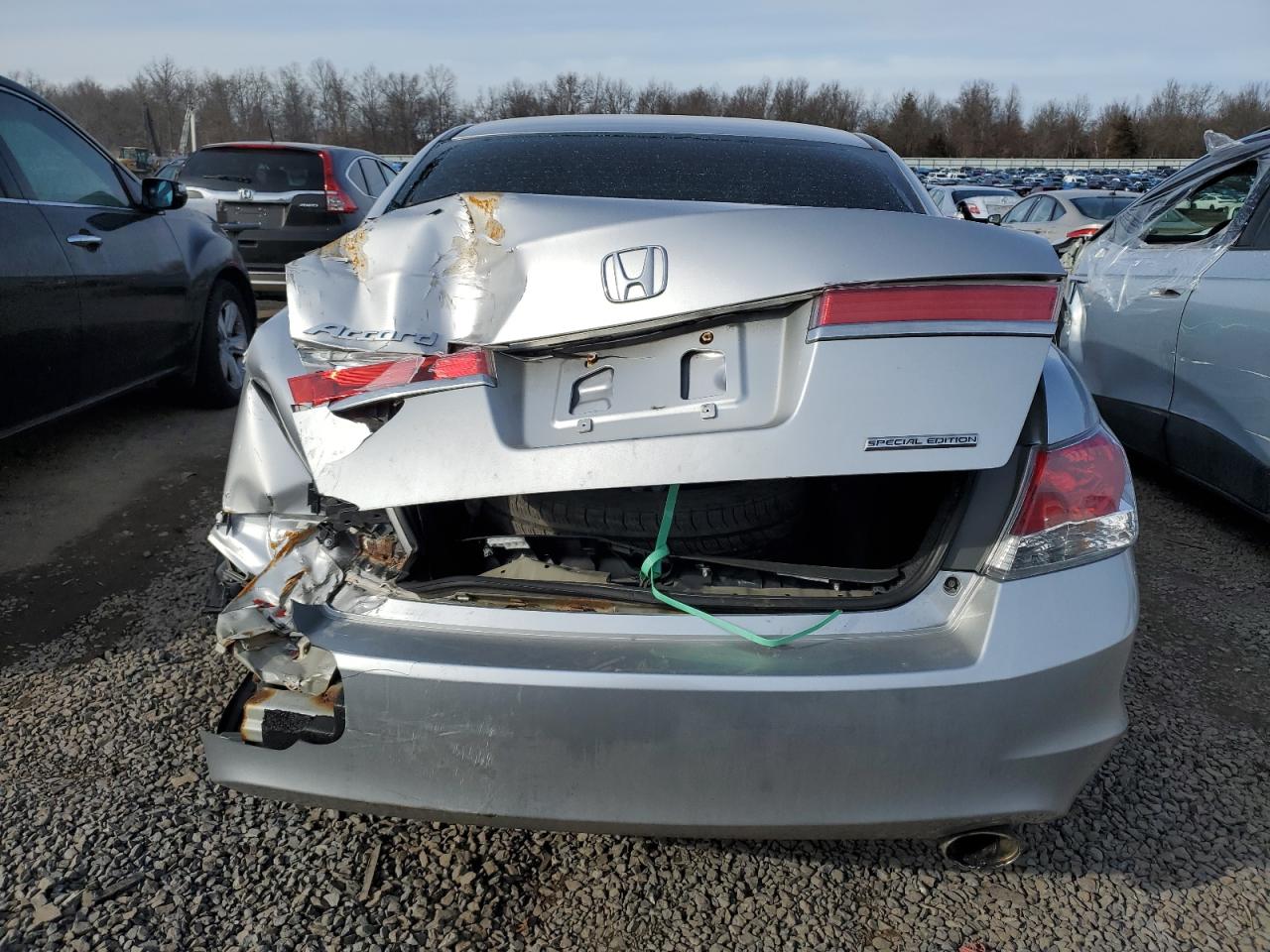 2012 Honda Accord VIN 1HGCP2F65CA028442 Copart auction photo, rear end damage thumbnail 6