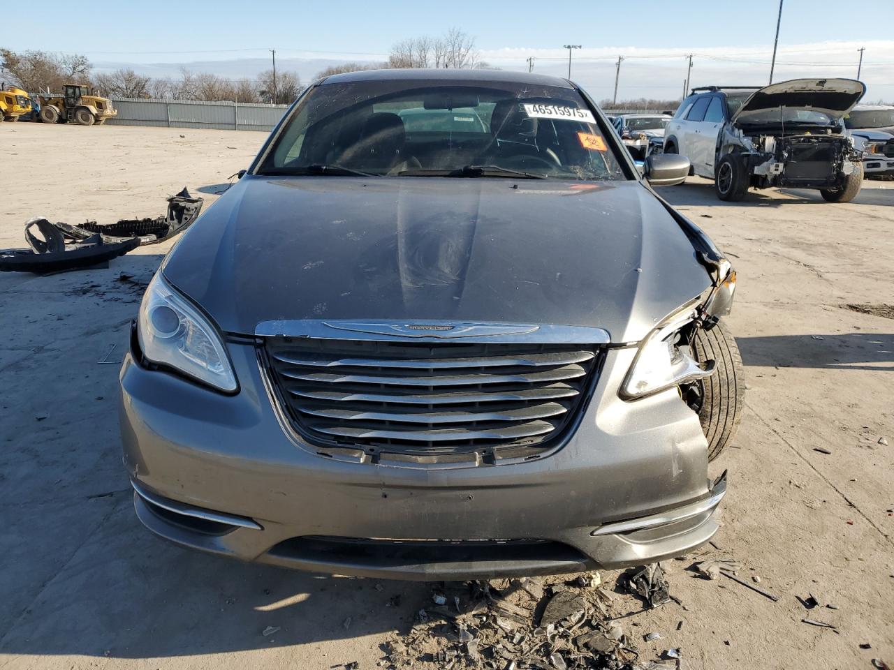 2013 Chrysler 200 VIN 1C3CCBAB9DN648353 Copart auction photo, front end / hail damage thumbnail 5