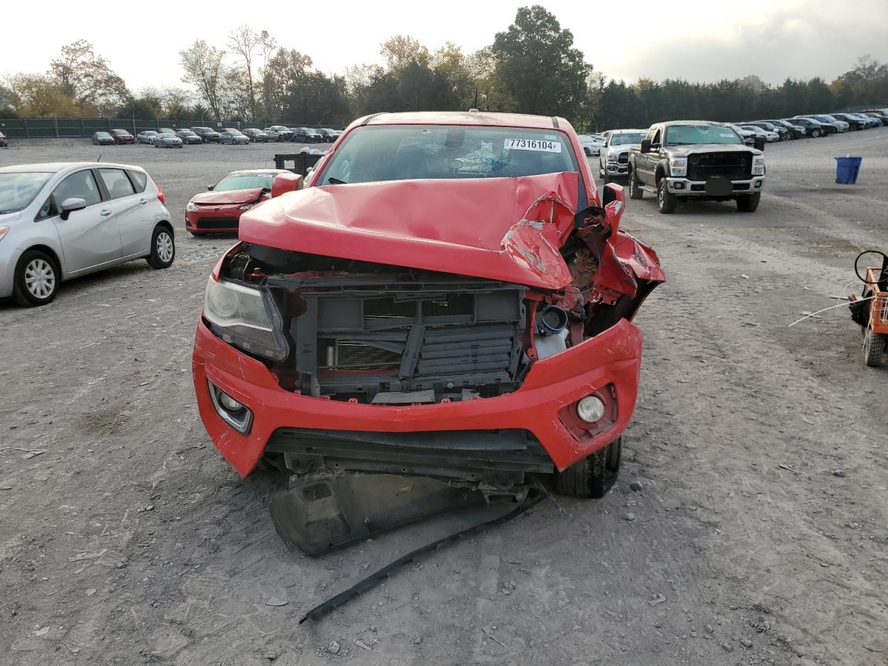 2016 Chevrolet Colorado VIN 1GCHTDE39G1141688 Copart auction photo, all over / mechanical damage thumbnail 5