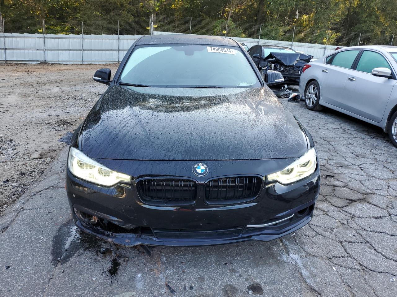 2016 BMW 3er VIN WBA8E9G59GNT46777 Copart auction photo, undercarriage / front end damage thumbnail 5