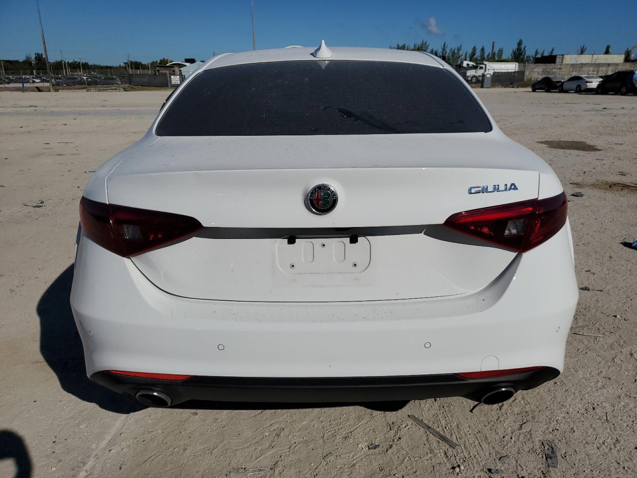 2021 Alfa Romeo Giulia VIN ZARFAMAN1M7639323 Copart auction photo, front end damage thumbnail 6