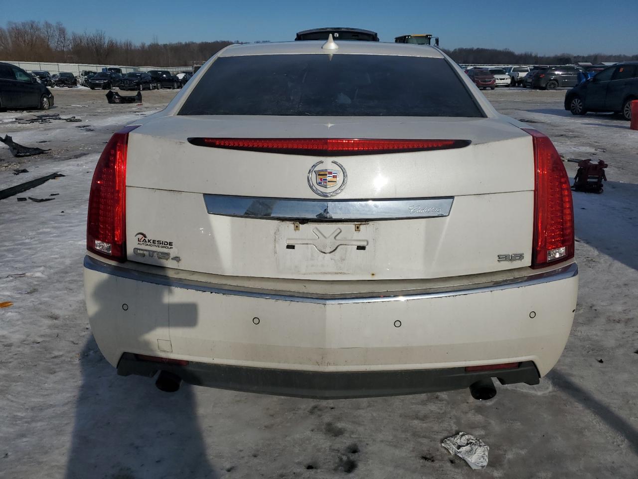 2012 Cadillac CTS VIN 1G6DL5E37C0119518 Copart auction photo, side damage thumbnail 6
