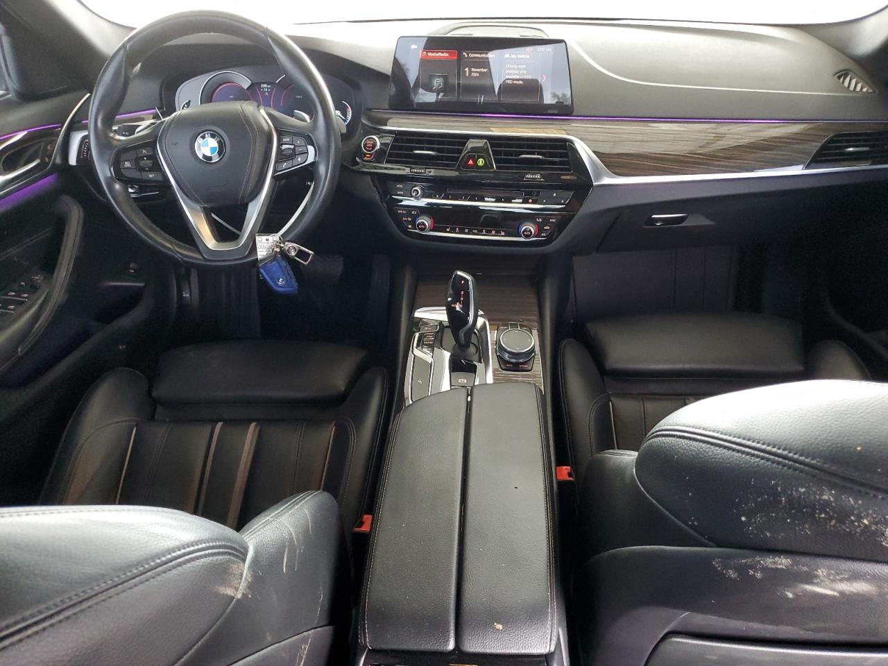 2019 BMW 5er VIN WBAJA5C58KWA57830 Copart auction photo, rear end damage thumbnail 8