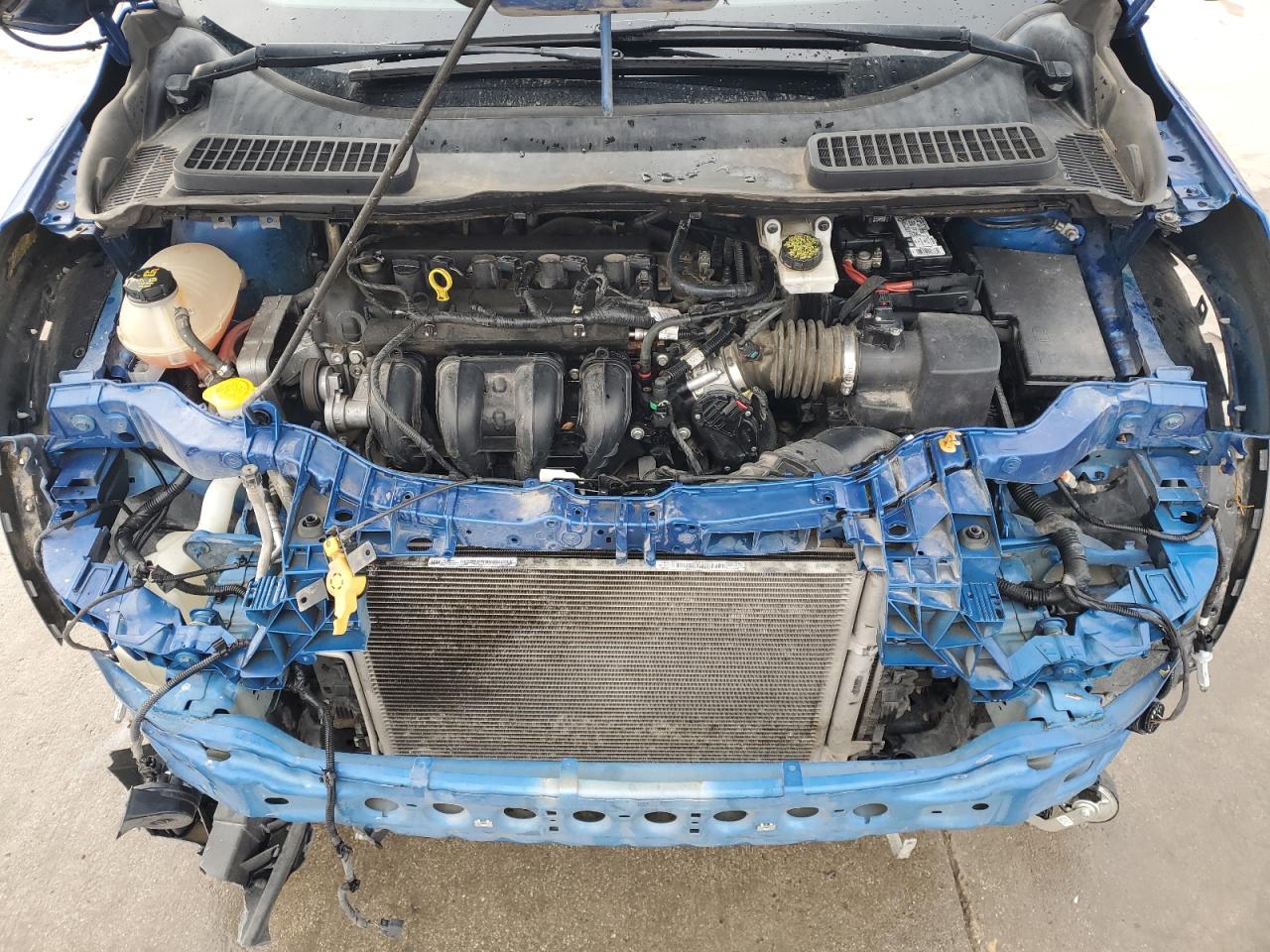 2017 Ford Escape VIN 1FMCU0F75HUA49507 Copart auction photo, front end damage thumbnail 12