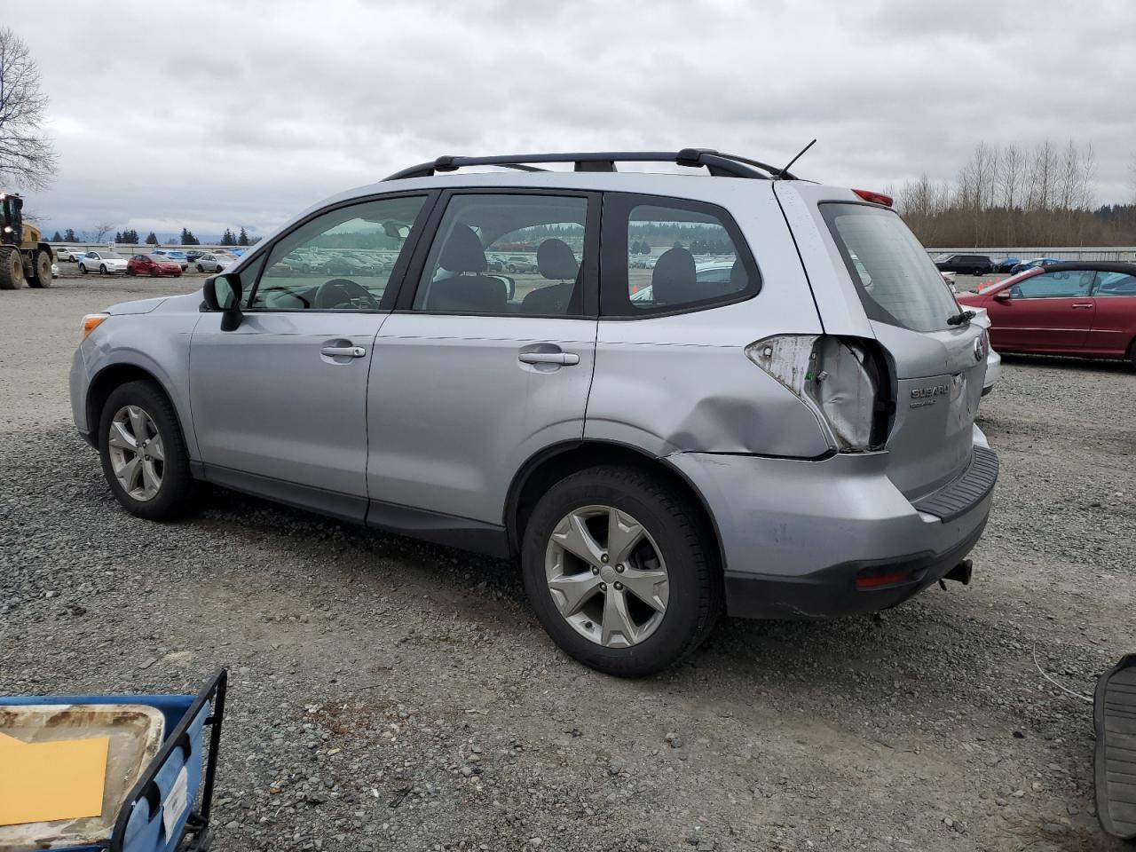 2015 Subaru Forester VIN JF2SJABCXFH568528 Copart auction photo, rear end damage thumbnail 2