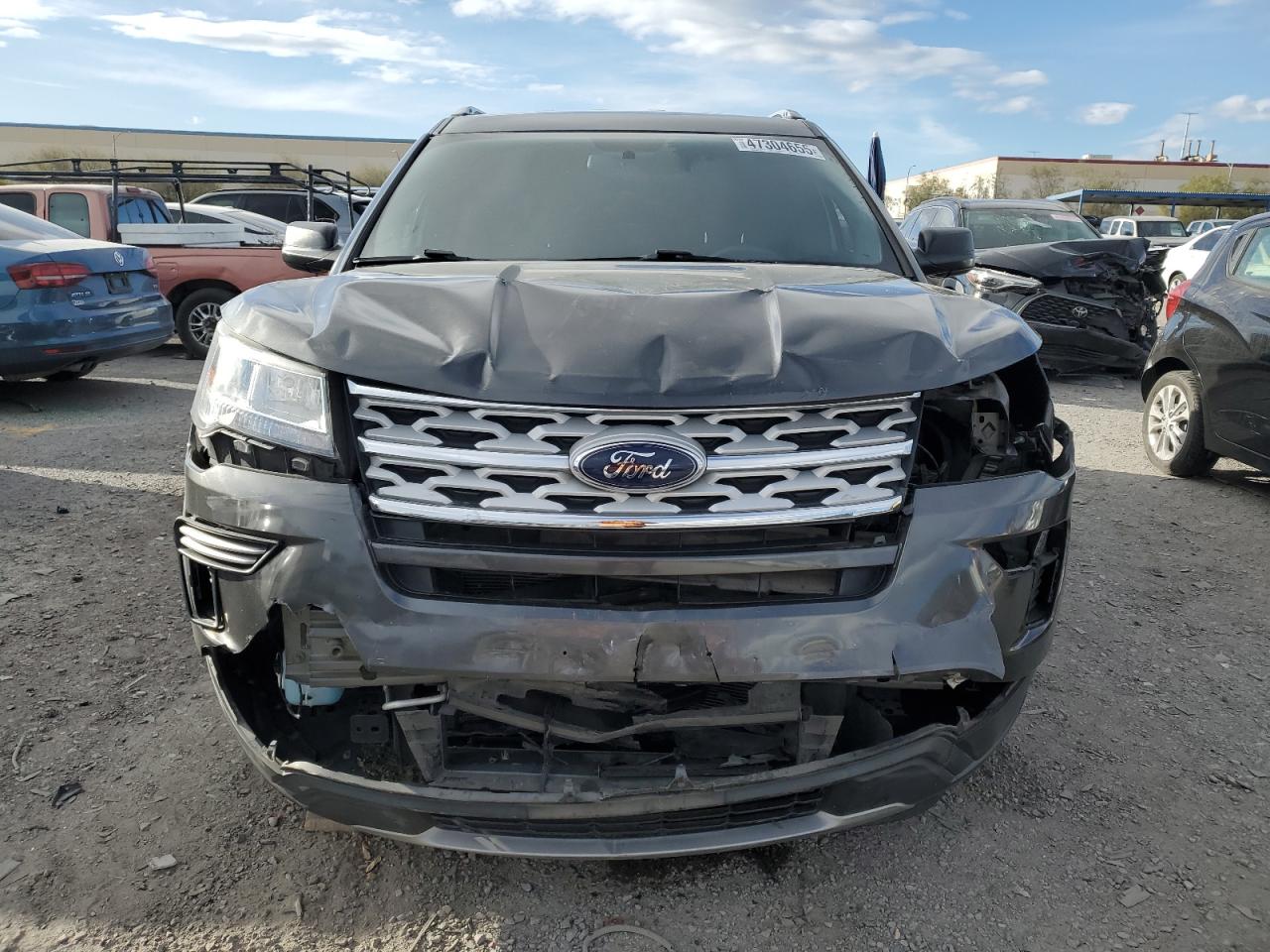 2019 Ford Explorer VIN 1FM5K7D80KGA88157 Copart auction photo, front end / rear end damage thumbnail 5