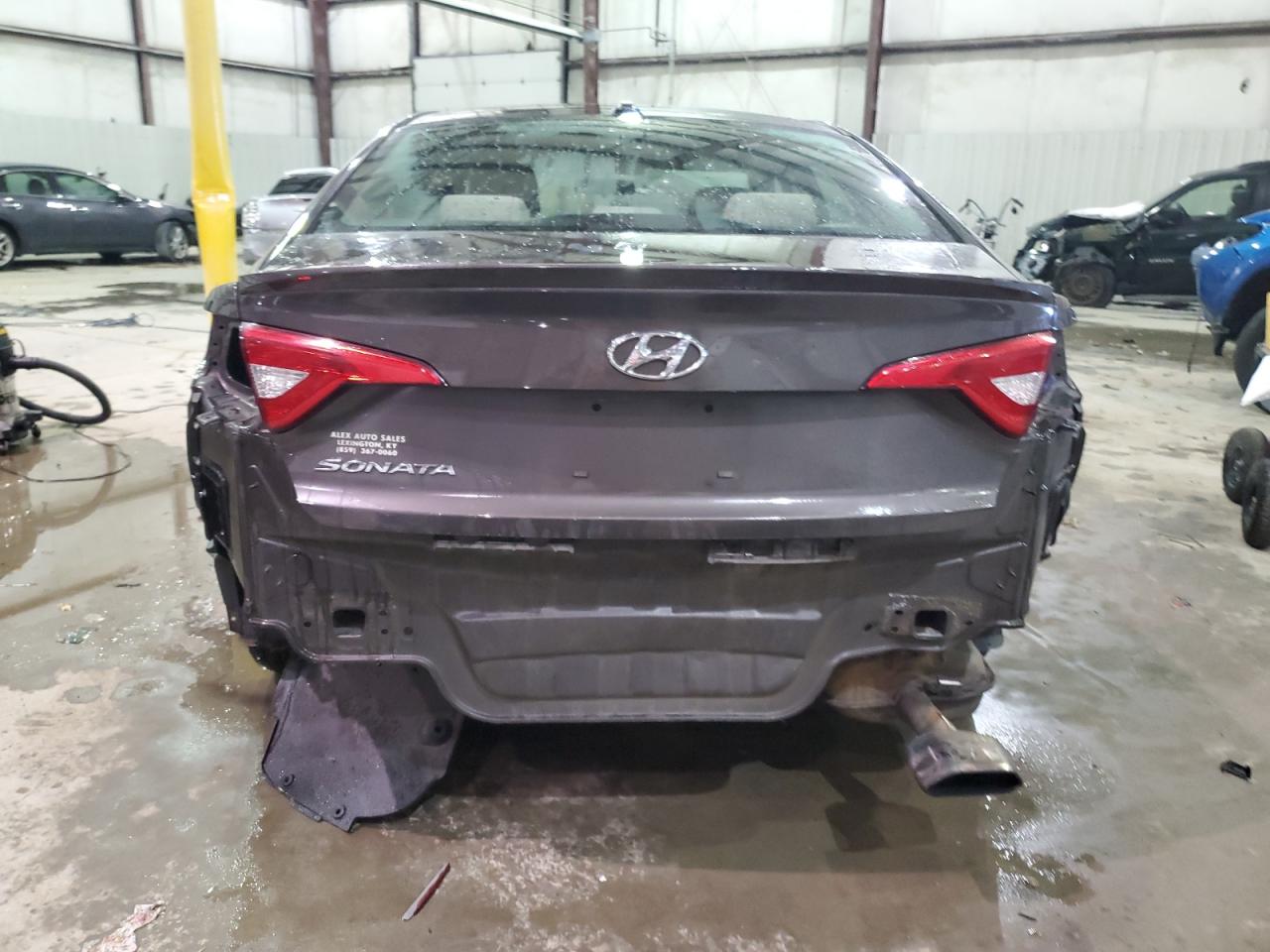 2015 Hyundai Sonata VIN 5NPE24AF5FH122911 Copart auction photo, rear end damage thumbnail 6
