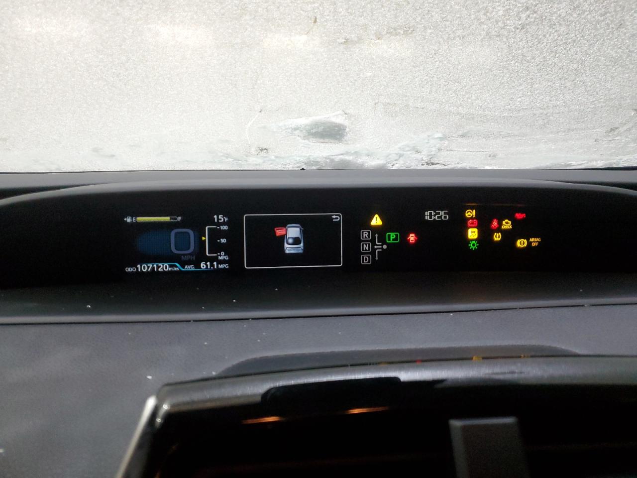 2016 Toyota Prius VIN JTDKARFU7G3015995 Copart auction photo, front end damage thumbnail 9