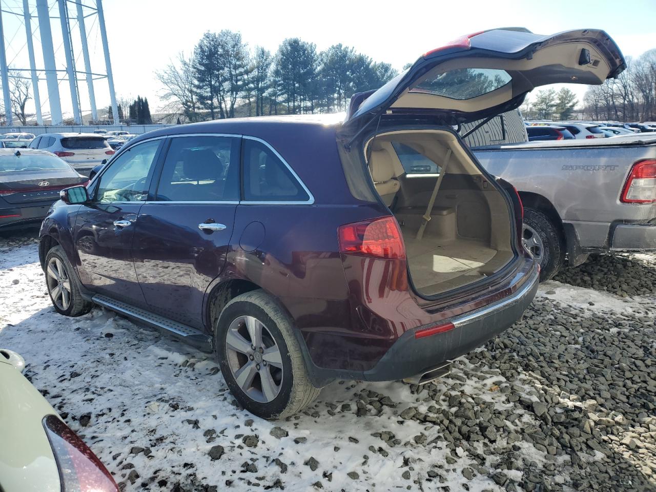 2013 Acura MDX VIN 2HNYD2H26DH506212 Copart auction photo, front end damage thumbnail 2