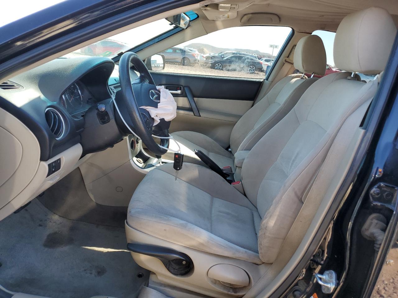 2007 Mazda 6 VIN 1YVHP80C375M19300 Copart auction photo, front end / rear end damage thumbnail 7