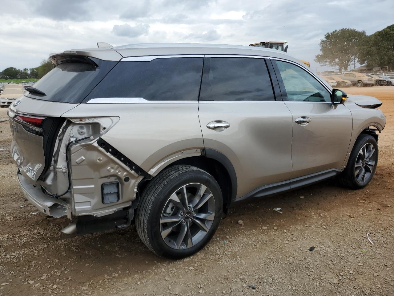 2024 Infiniti QX60 VIN 5N1DL1FR7RC344081 Copart auction photo, front end damage thumbnail 3