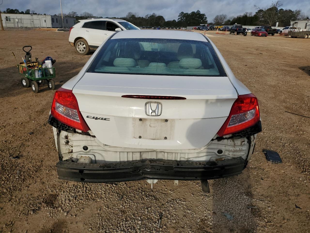 2012 Honda Civic VIN 2HGFG3B8XCH549877 Copart auction photo, rear end / minor dent/scratches damage thumbnail 6