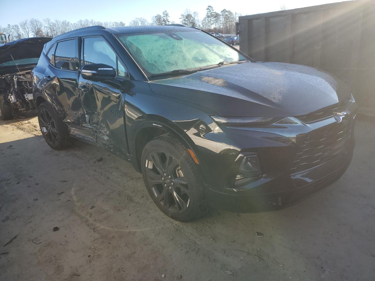 2019 Chevrolet Blazer VIN 3GNKBERS9KS699510 Copart auction photo, side damage thumbnail 4