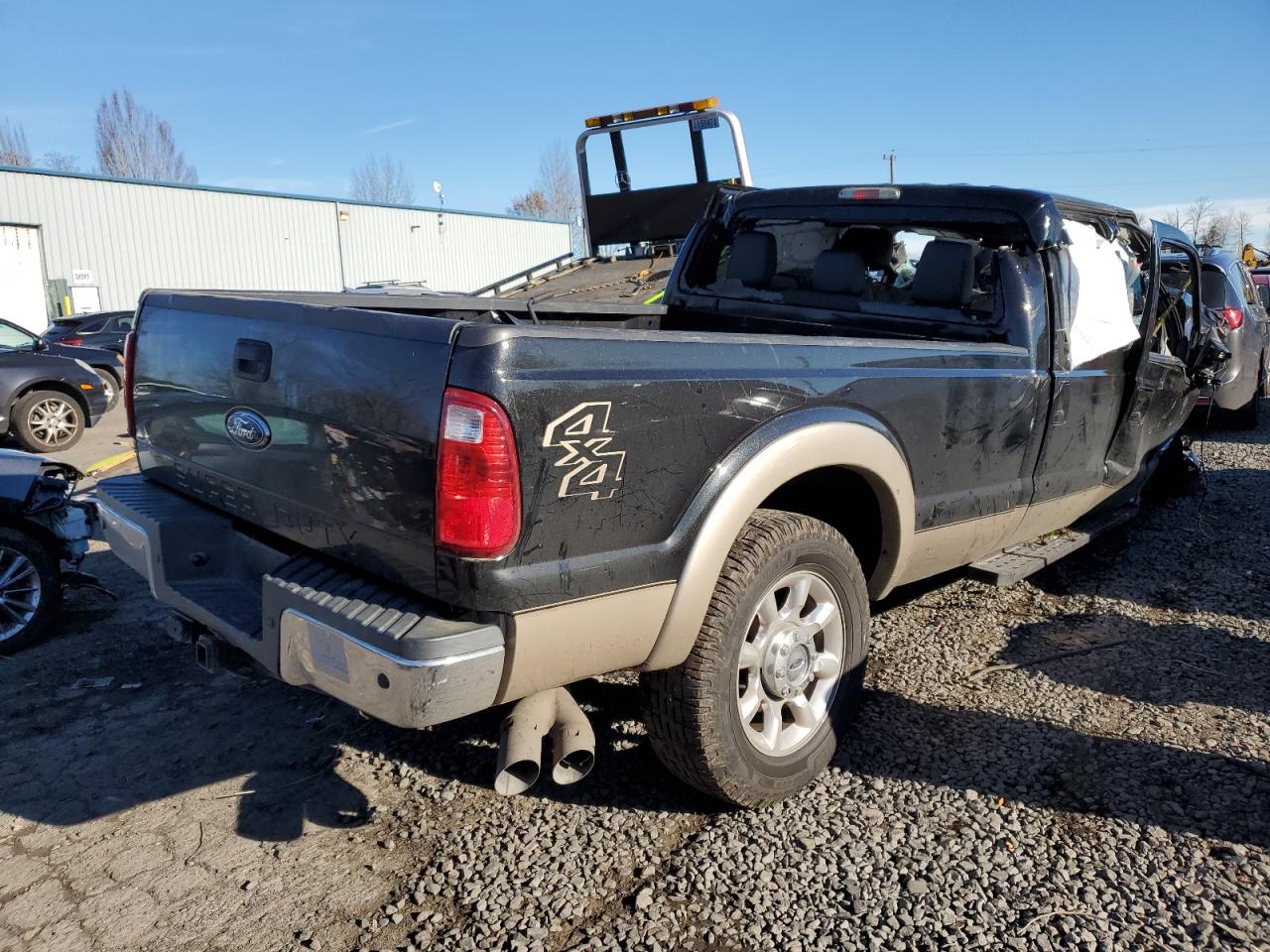 2012 Ford F350 VIN 1FT8W3BT1CEC19101 Copart auction photo, all over damage thumbnail 3