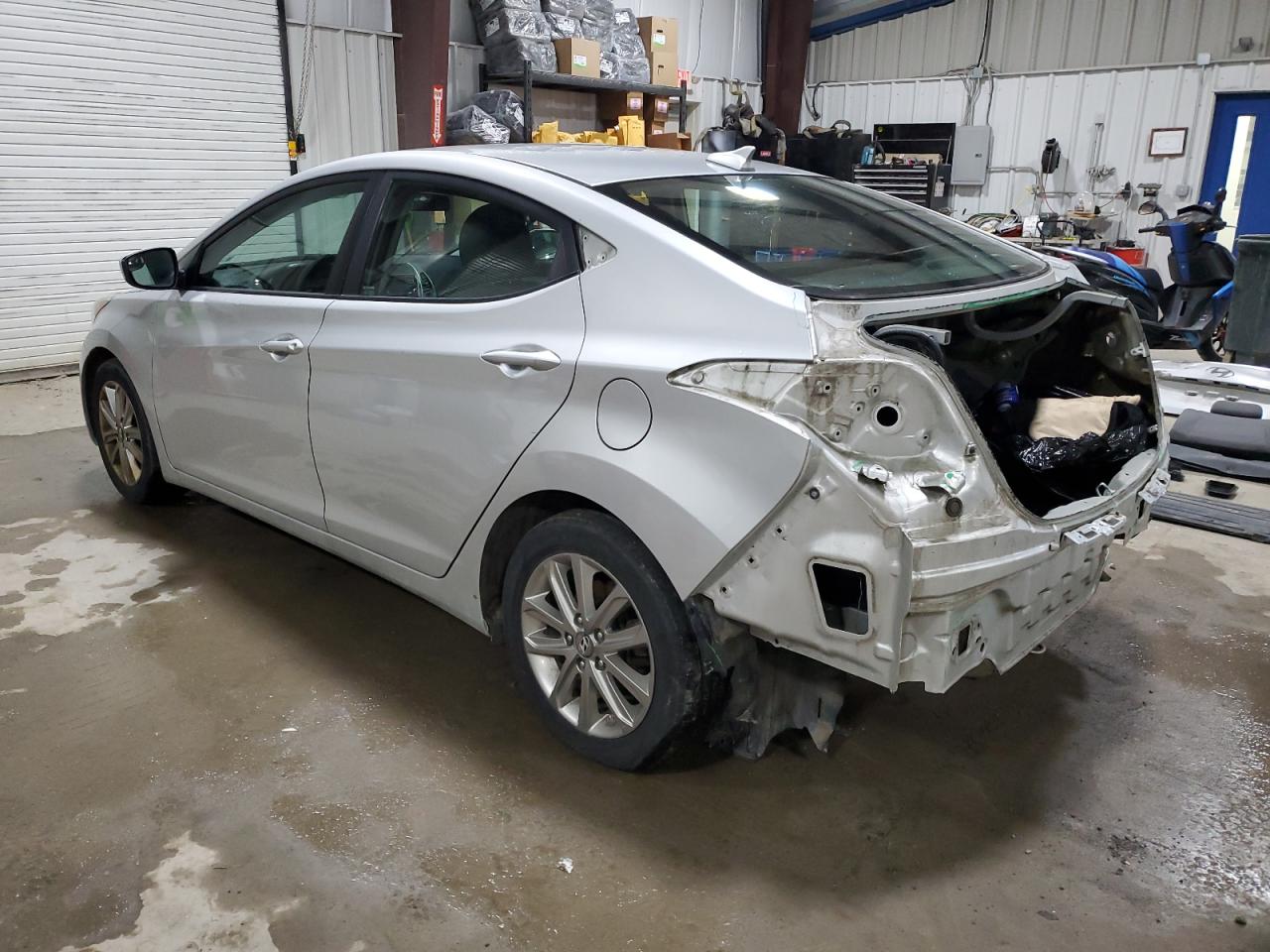 2016 Hyundai Elantra VIN 5NPDH4AE4GH742782 Copart auction photo, rear end damage thumbnail 2