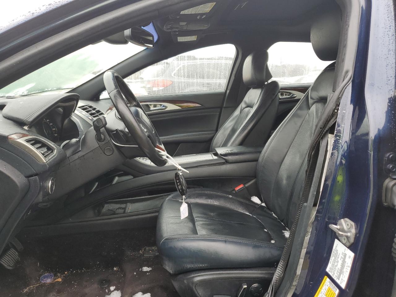 2017 Lincoln MKZ VIN 3LN6L5F90HR645906 Copart auction photo, front end / rear end damage thumbnail 7