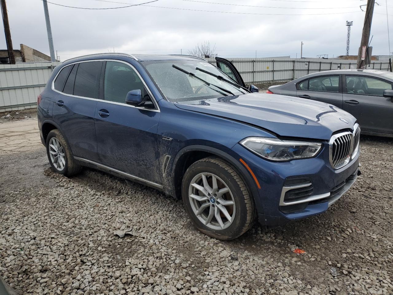 2023 BMW X5 VIN 5UXTA6C08P9P36584 Copart auction photo, front end / side damage thumbnail 4