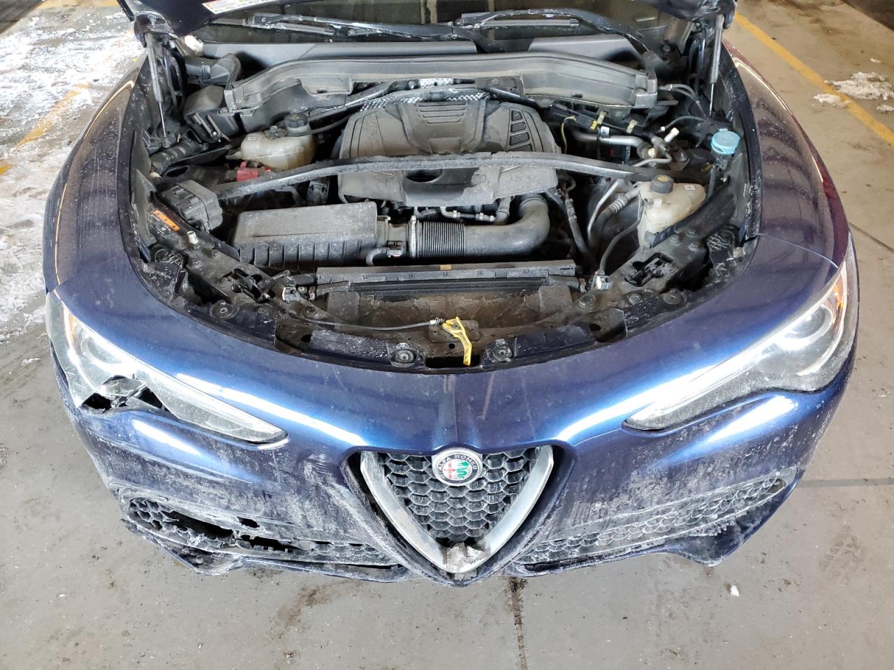 2018 Alfa Romeo Stelvio VIN ZASFAKPN7J7B85815 Copart auction photo, front end / rear end damage thumbnail 14
