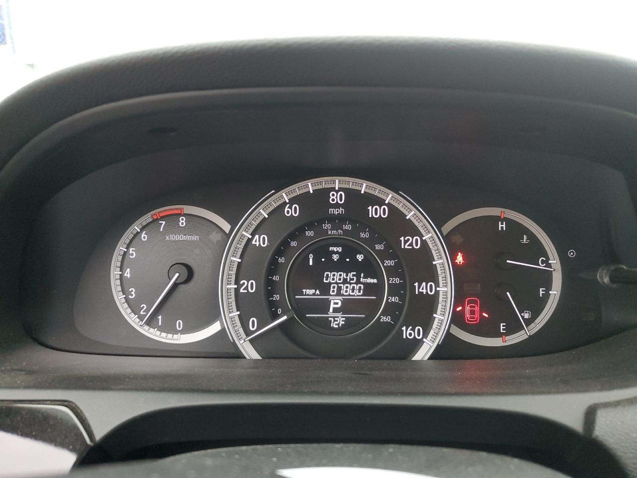 2017 Honda Accord VIN 1HGCR2F37HA020849 Copart auction photo, front end / rear end damage thumbnail 9