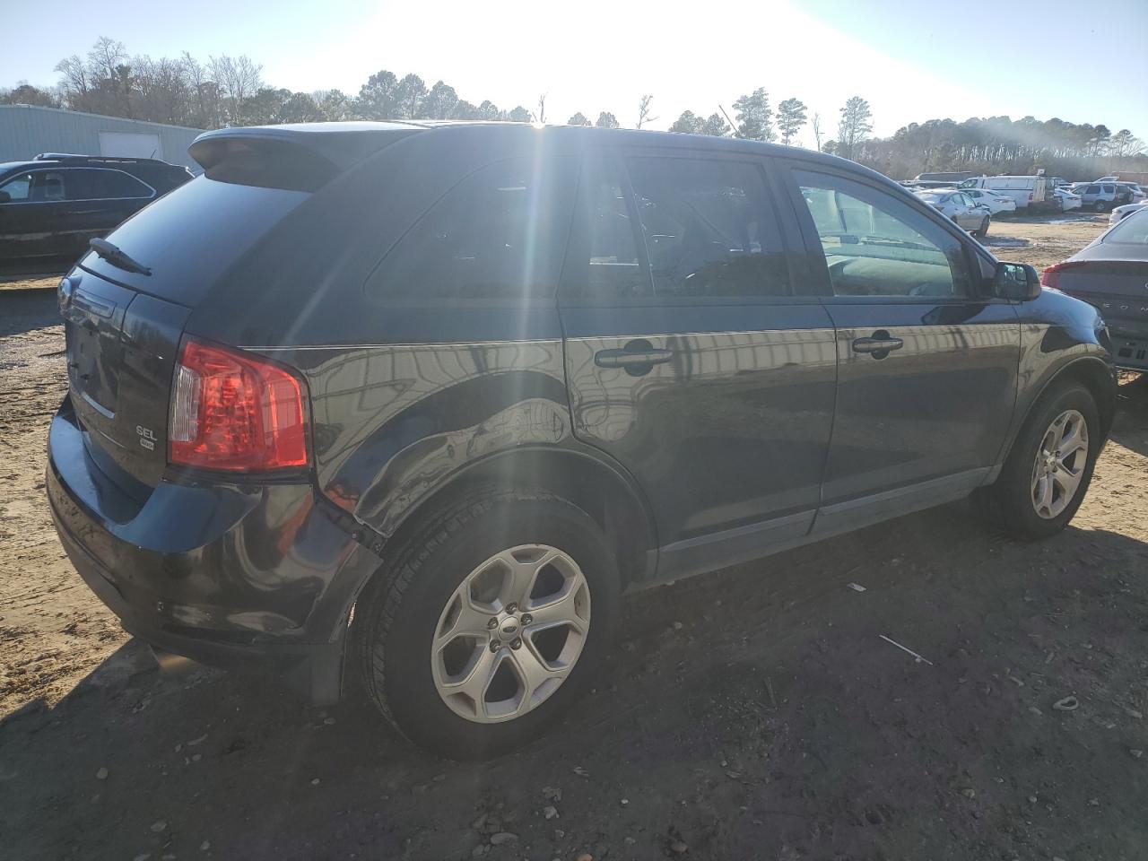 2014 Ford Edge VIN 2FMDK4JC1EBB59610 Copart auction photo, all over damage thumbnail 3