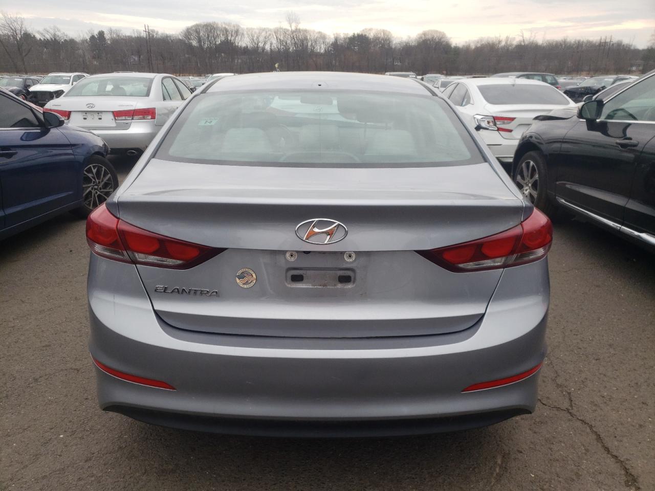 2017 Hyundai Elantra VIN 5NPD84LF9HH019131 Copart auction photo, front end damage thumbnail 6