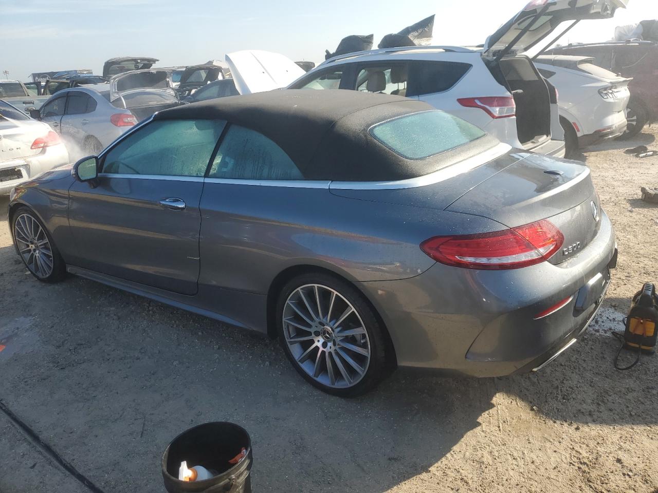 2018 Mercedes-Benz C-klasse VIN WDDWK4JB3JF605971 Copart auction photo, water/flood damage thumbnail 2
