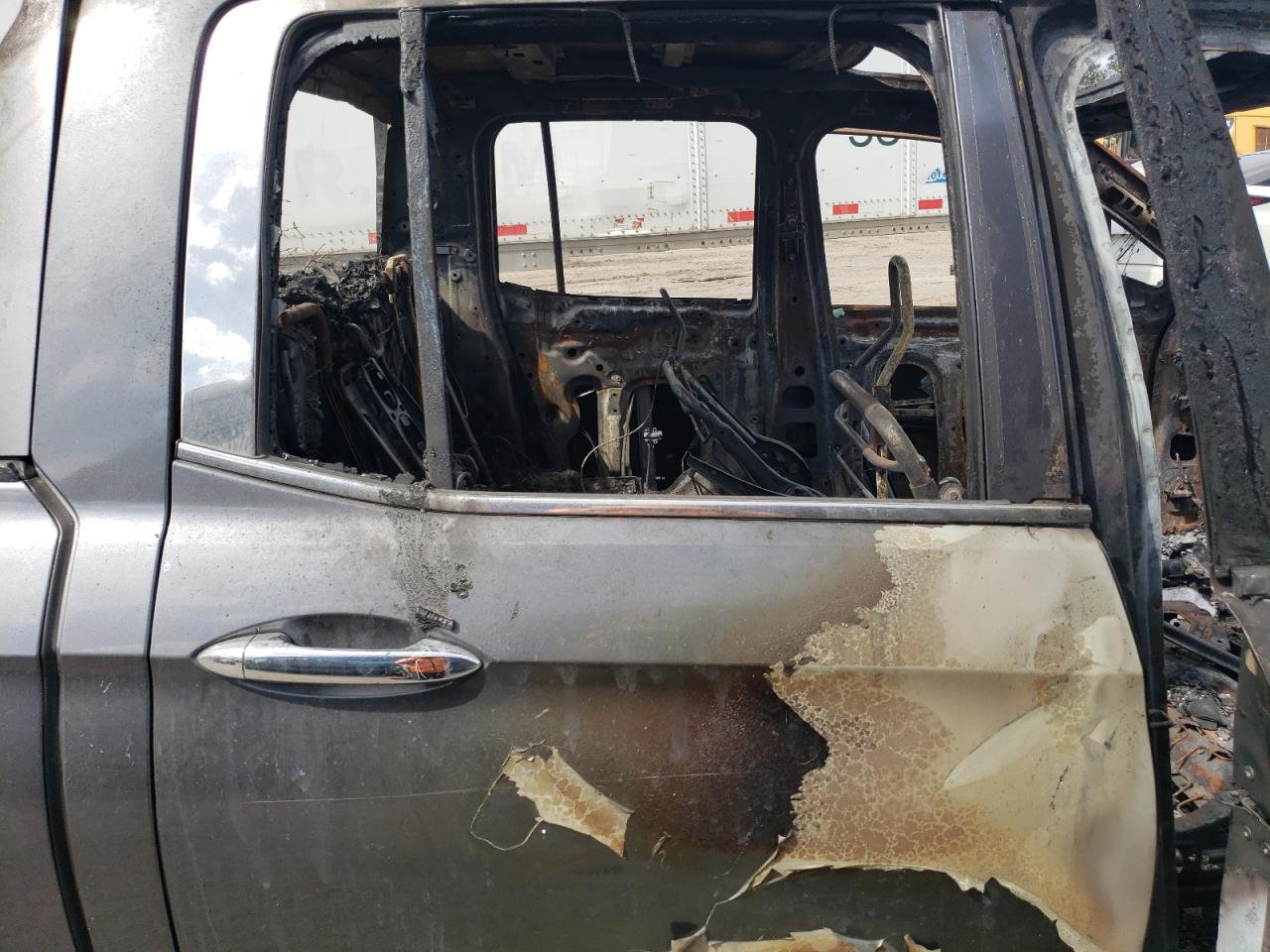 2020 Honda Ridgeline VIN 5FPYK3F78LB001607 Copart auction photo, burn damage thumbnail 11
