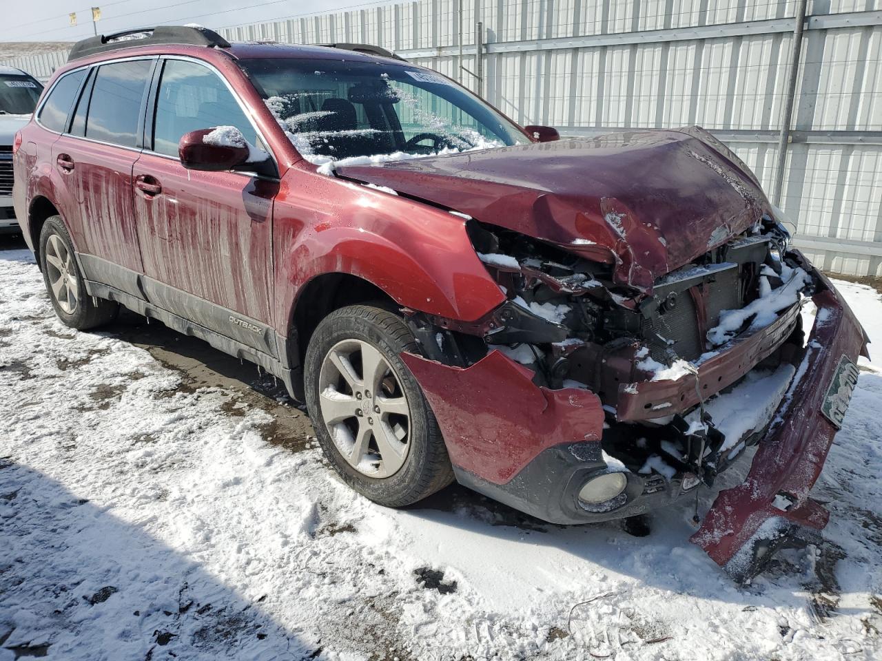 2013 Subaru Outback VIN 4S4BRCCC9D3268969 Copart auction photo, front end damage thumbnail 4