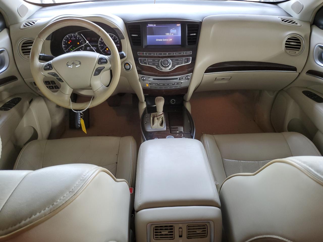 2013 Infiniti JX VIN 5N1AL0MM1DC316600 Copart auction photo, front end damage thumbnail 8