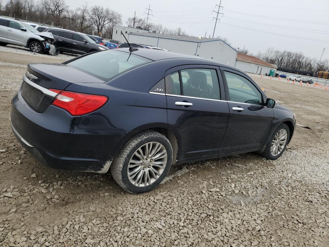 2012 Chrysler 200 VIN 1C3CCBCB1CN250839 Copart auction photo, burn - engine damage thumbnail 3