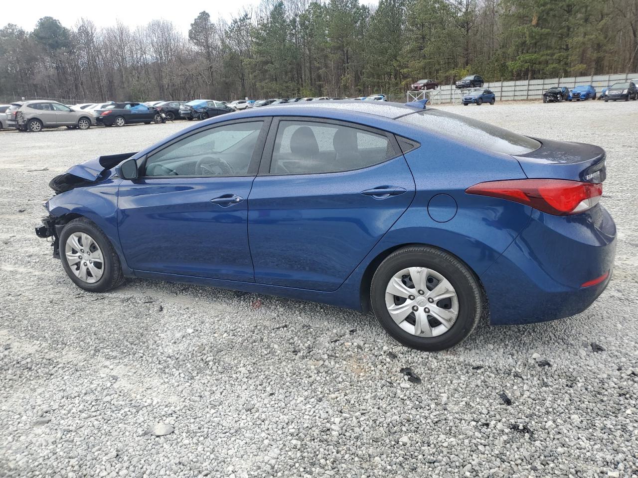 2016 Hyundai Elantra VIN 5NPDH4AE5GH752818 Copart auction photo, front end damage thumbnail 2