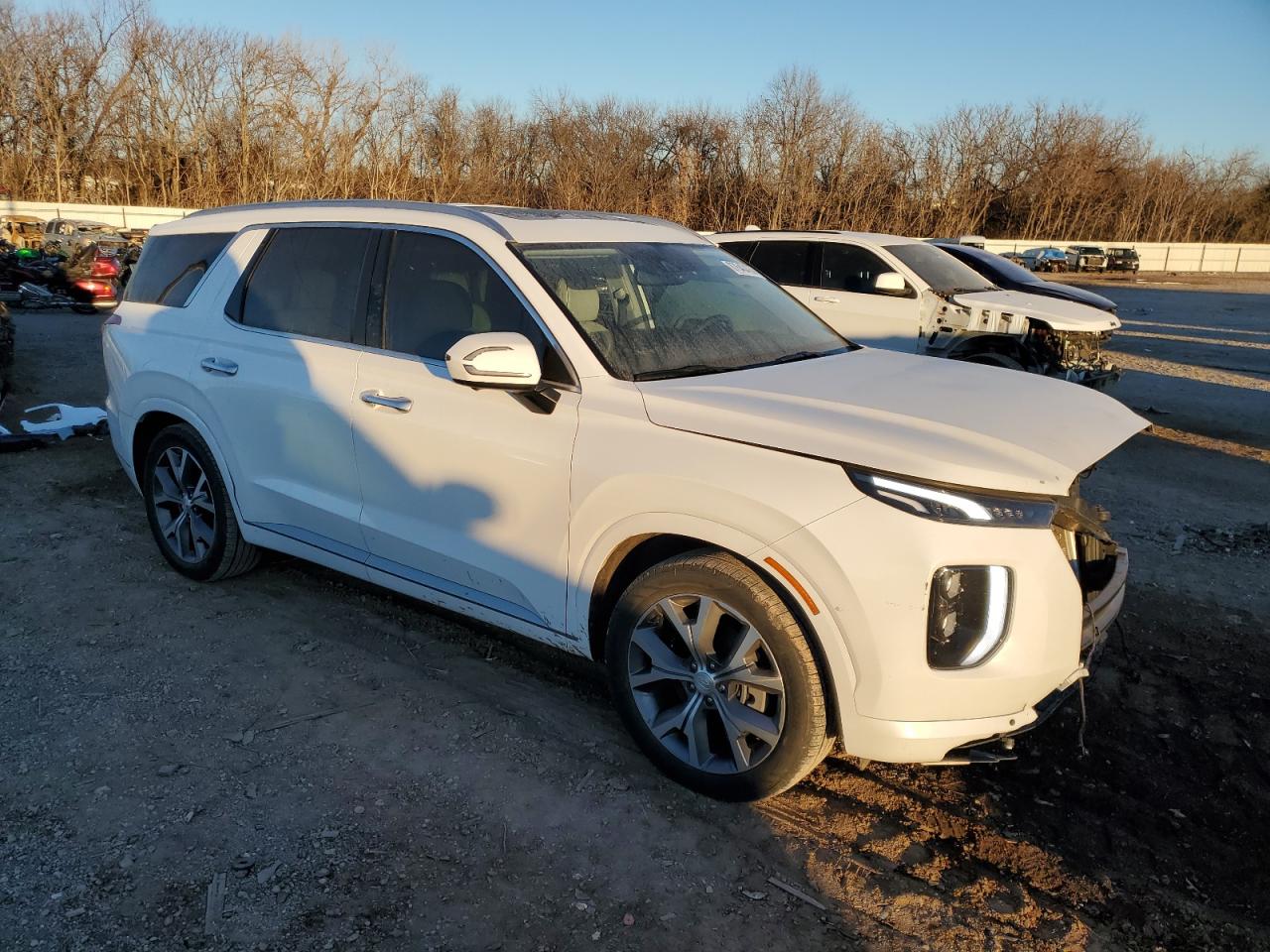 2021 Hyundai Palisade VIN KM8R54HE7MU312536 Copart auction photo, front end / minor dent/scratches damage thumbnail 4