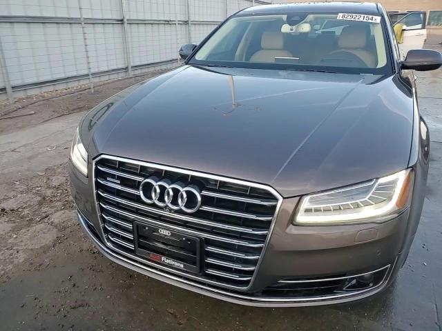 2015 Audi A8 VIN WAU32AFD9FN032185 Copart auction photo, rear end damage thumbnail 14