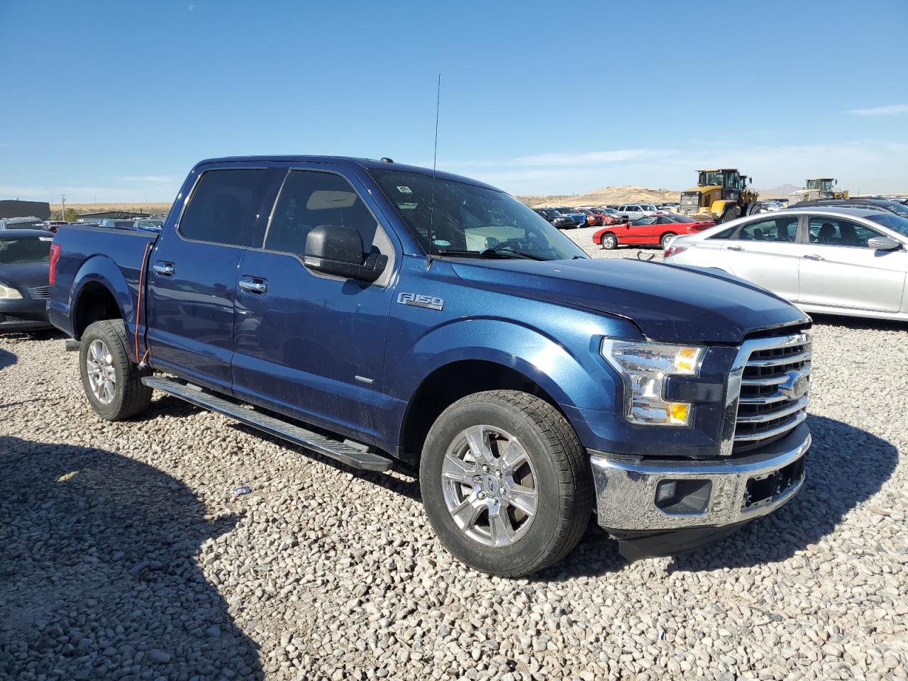 2016 Ford F-150 VIN 1FTEW1CG2GKF65058 Copart auction photo, front end / side damage thumbnail 4