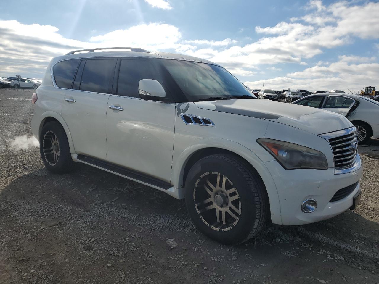 2012 Infiniti QX56 VIN JN8AZ2NC1C9316374 Copart auction photo, rear end damage thumbnail 4