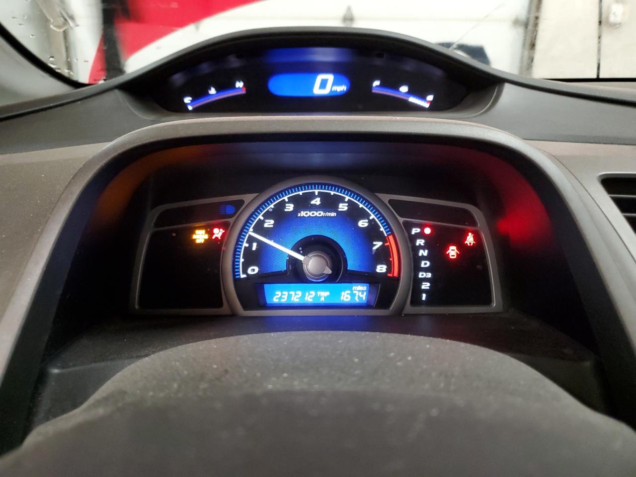 2007 Honda Civic VIN 2HGFG12817H576735 Copart auction photo, front end / rear end damage thumbnail 9